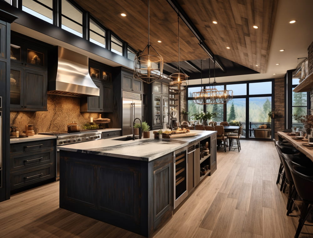 Modern kitchen renovation by Downs Renos