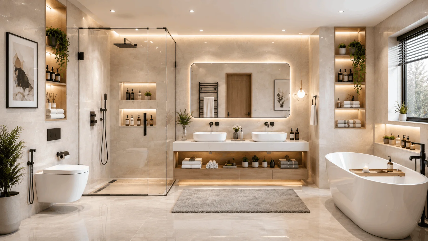 Modern bathroom Rangeville